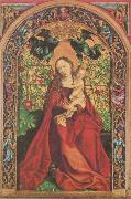 Martin Schongauer Madonna at the Rose Bush oil painting artist